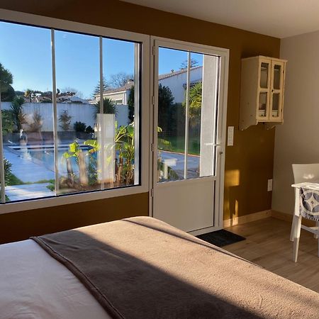 Maison M, Chambre Privee Acces Jardin Piscine Et Jacuzzi Pres De La Rochelle ลาโรแชล ห้อง รูปภาพ