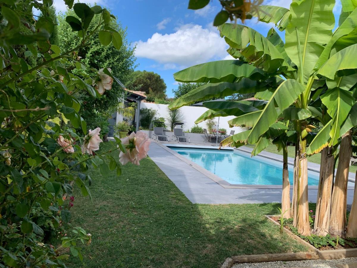 Maison M, Chambre Privee Acces Jardin Piscine Et Jacuzzi Pres De La Rochelle ลาโรแชล ภายนอก รูปภาพ